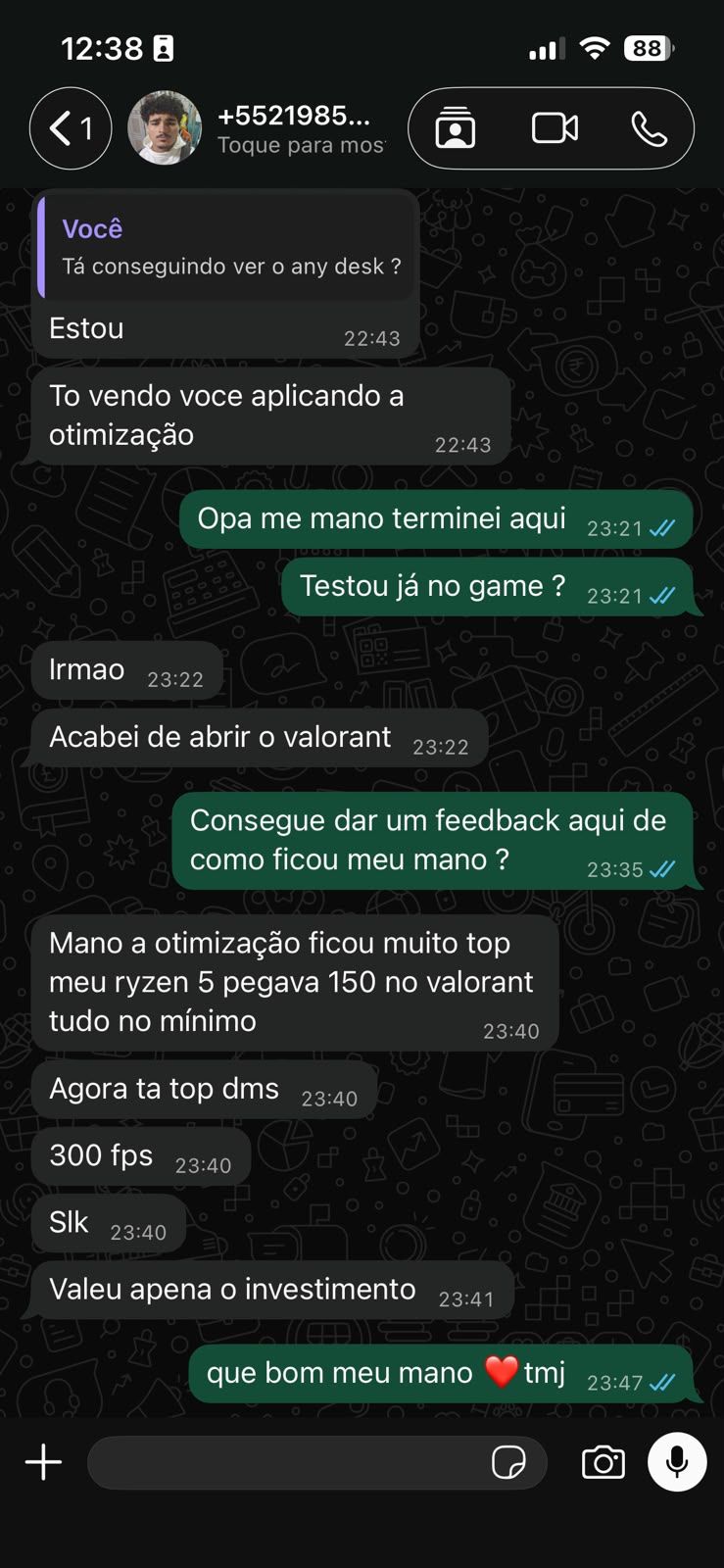 Print de feedback da comunidade — 3